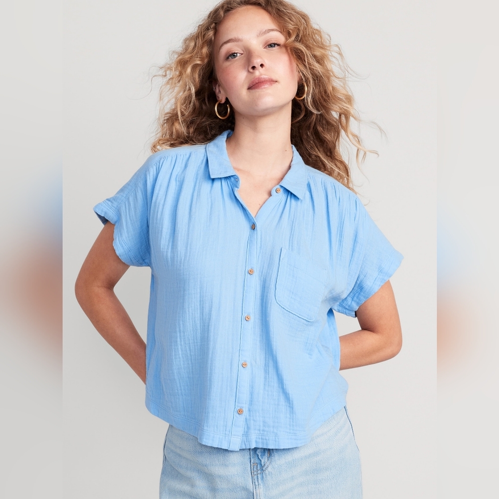 NWT Old Navy V-Neck Dolman-Sleeve Blouse
